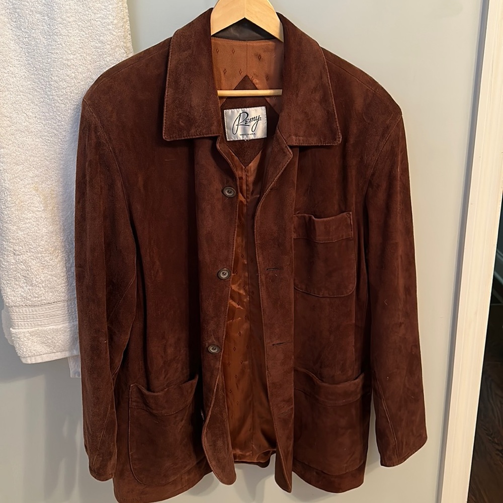 Remt Arrowback leather coat